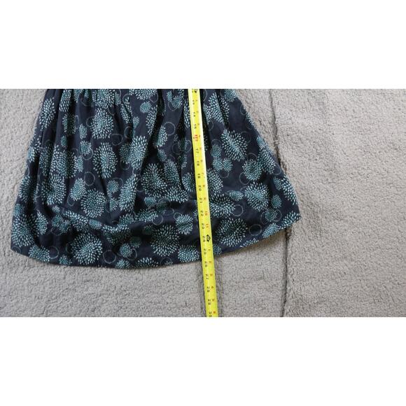 Karina Grimaldi Dress Medium Floral Print Lined Puff Sleeve Cut out Mini - Picture 8 of 8